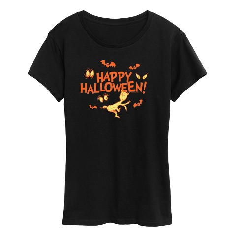 Women's - Dr. Seuss - Happy Halloween Eyes Short Sleeve Graphic T-Shirt - image 1 of 4