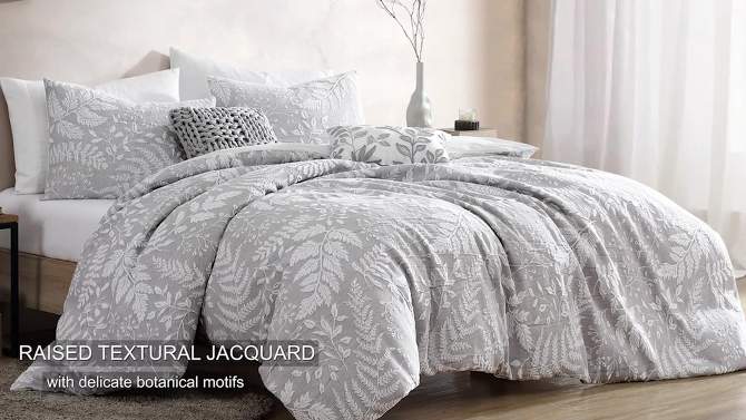 Riverbrook Home 6pc Inverness Comforter Bedding Set Gray, 2 of 7, play video