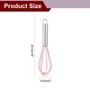 Unique Bargains Silicone Stainless Steel Non-Stick Coated Heat-Resistant Whisk 5 Pcs - 2 of 4