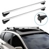 iMountek"Aluminum Roof Rack Cross Bars for Cars with Raised Side Rails, 176lbs Max Load, Luggage Carrier"silver 133CM Lgngth - 4 of 4