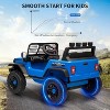 Jojoka 12V Kids Electric Ride on Truck，Parent Remote Control Car for Kids - 3 of 4