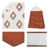 Sweet Jojo Designs Boy or Girl Gender Neutral Unisex Baby Crib Bedding Set - Orange Diamond Tuft Collection 4pc - 2 of 4