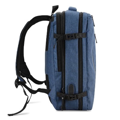 Travel Select Grayville 16.5" Multifunctional Tech Laptop Backpack with Expansion - Blue — фото 3