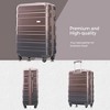Sapphtopaz 3pcs Hardshell Luggage Sets ABS Suitcase Hardside Luggage Carry On Suitcase, Spinner Wheels, TSA Lock (20" 24" 28") - 4 of 4
