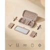 SONGMICS HOME ANAH Collection - Travel Jewelry Case, Small Jewelry Box Organizer with Mirror, 4.1 x 8 x 2.4 Inches, PU Surface - 2 of 4