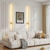 POWLIG LED Dimmable Aluminum Wall Sconce with 350 Degree Rotation (Set of 2) - 3 of 4