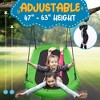Outdoor Spinner Saucer Tree Swing for Backyard Fun with Durable Material, Easy Setup, Green - 4 of 4