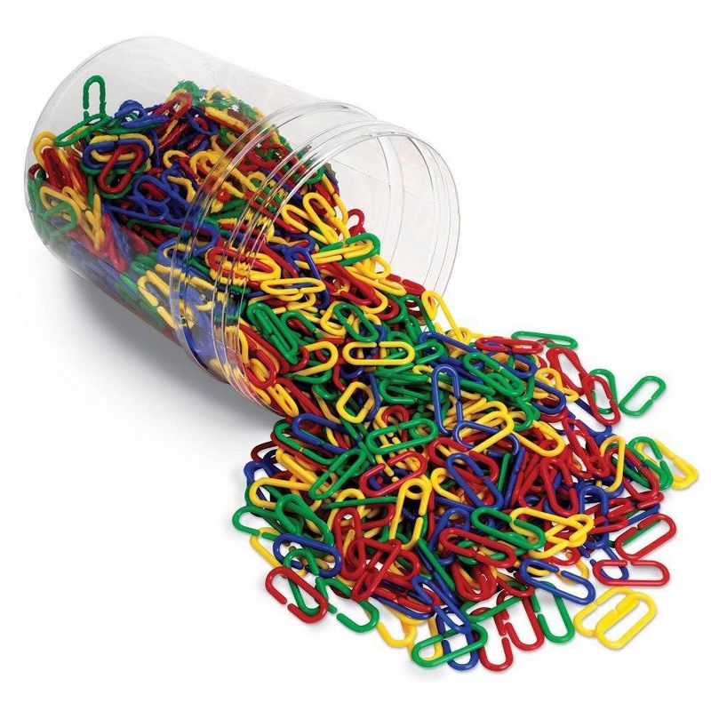 Learning Resources Link 'n' Learn Links - 4 colors, Set of 500, 1 of 6