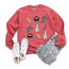 Simply Sage Market Women's Graphic Sweatshirt Football Collage - 2 of 2