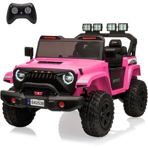 24V Power Wheel 2 Seater Kids Ride On Car,Parent Remote Control,4WD 800W Motor,3 Adjustable Speeds for Ages 3+ - 1 of 4