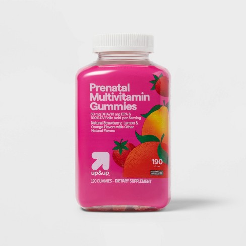 Prenatal Gummies - Bulk Size - 190ct - up&up™ - image 1 of 4