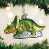 Old World Christmas Glass Blown Ornament For Christmas Tree, Triceratops - 4 of 4
