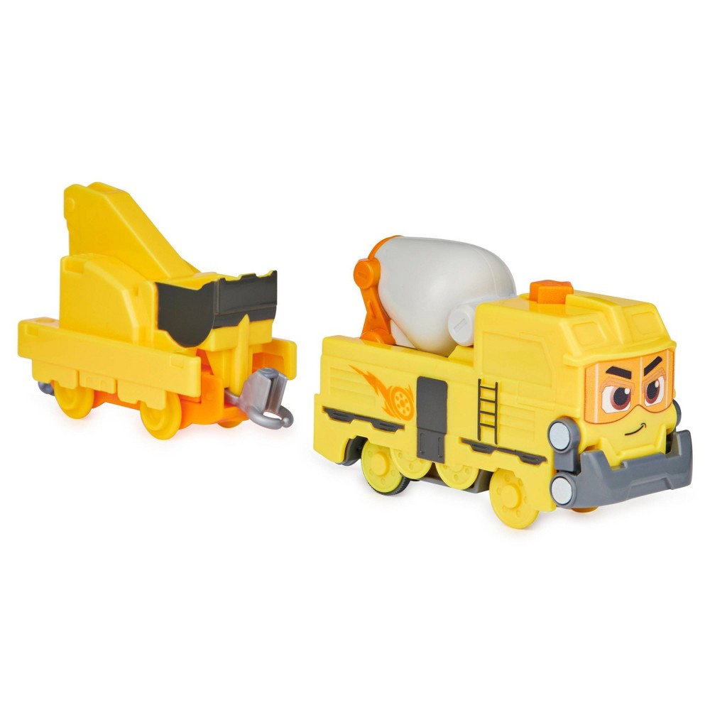 Mighty Express  Build-It Brock Motorized Toy Train with Working Tool and Cargo Car  Kids Toys for Ages 3 and up