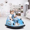 12V Kids Ride On Bumper Car, Toddlers Electric Bumping Car Battery Powered Ride On Toy with Remote Control, 360¡«Spin, LED Lights, Music - 3 of 4