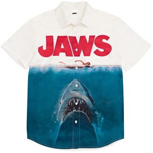 JAWS Hawaiian Button Down Dress Shirt  Adult - 1 of 4