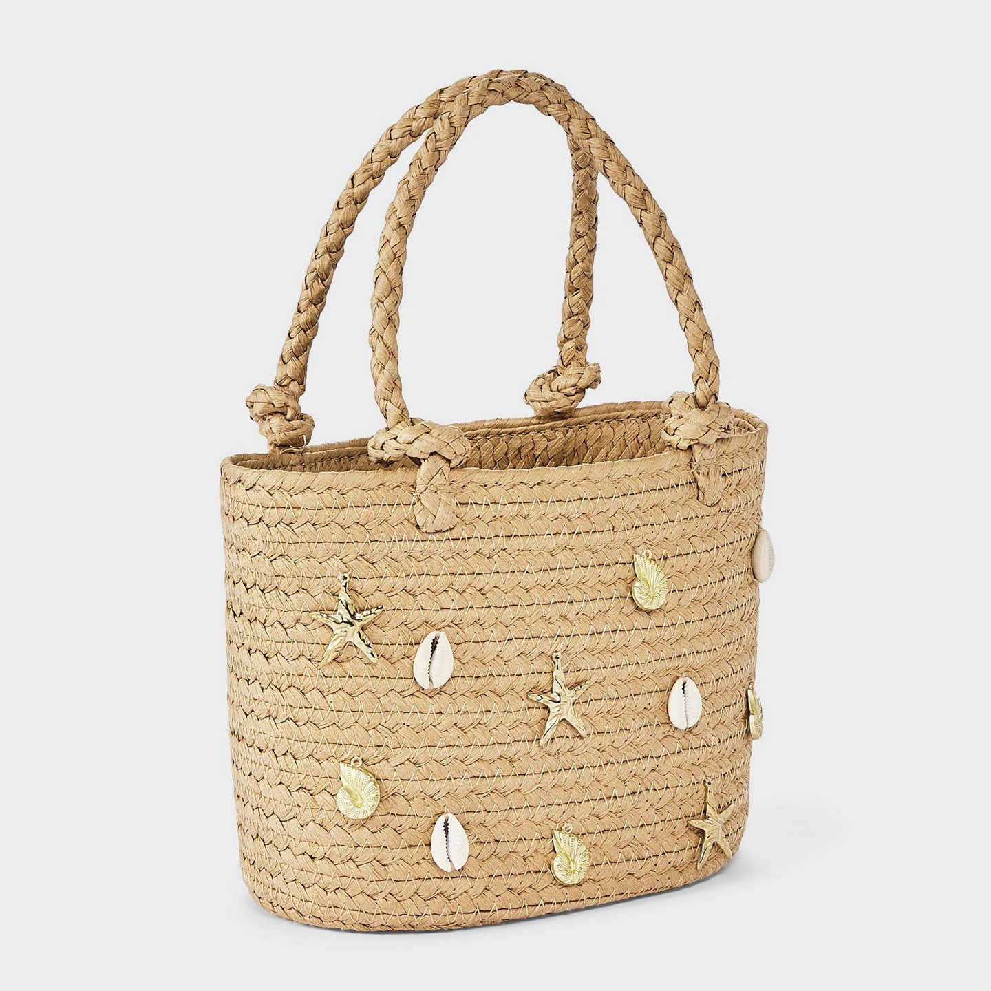 Сумка Universal Thread Straw Embellished Mini — фото 3