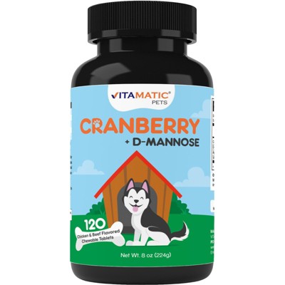 Cranberry for Dogs - 120 Chewable Tablets