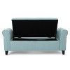 NicBex Modern 50" Storage Bench Wood Accent Stools with Curved Arms for Bedroom and Entryway - 3 of 4