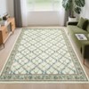 Modern Area Rugs Diamond Floor Mats with Non-Slip Backing - 3 of 4