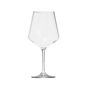 ChicFurnit Drinkware Tritan Plastic Wine Glass Set Unbreakable Lexington Design for Modern Living, Clear, 2.5"*2.5"*7.88" - 1 of 4