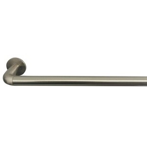 HLC.ME Wrap Around Darkening Adjustable Curtain Rod and Bracket Set for Heavier Drapes - Sturdy Pipe 1 in Diameter - 1 of 4
