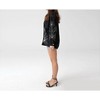 Women's DROP SHOULDER EMBROIDERY OVERSIZED SHIRT - SoulofMu - 3 of 4