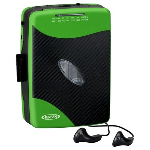 JENSEN® Portable Stereo Cassette Player with AM/FM Radio and Earbuds, SCR-75 - 1 of 4