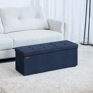 43" Storage Ottoman Bench, Ottoman with Storage, Ottoman Bench, Hold up to 660lb for Living Room - 1 of 4