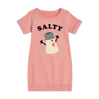 - Blue's Clues & You! - Mr. Salty Graphic Short Sleeve Fleece Dress