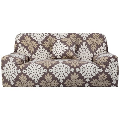PiccoCasa Printed Sofa Cover Stretch Couch Cover Sofa Slipcovers with One  Pillow Case Multicolor 69-86 inches