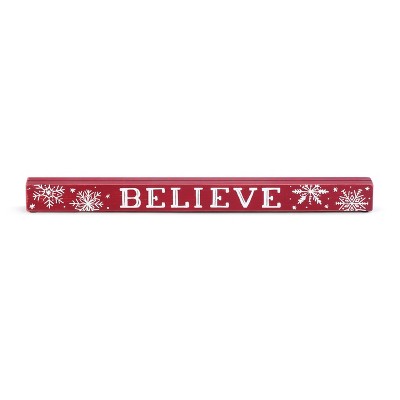 DEMDACO Believe Photo Holder Red