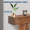 63" Console Table for Entryway, Narrow Sofa Table Behind Couch, Entryway Table Foyer Hallway Table, Wooden Console Sofa Table for Entrance - 3 of 4