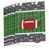 Big Dot of Happiness End Zone - Football - Baby Shower or Birthday Party Thank You Cards (8 count) - 2 of 4