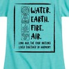 Girls' - Avatar: The Last Airbender - Elements Harmony Fitted Short Sleeve Graphic T-Shirt - 2 of 4