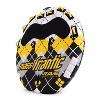 Rave Sports 02408 Mass Frantic 4 Rider Inflatable Lake Towable Boat Tube Float w/ Foam Handles, EVA Knuckle Guards, and Anti Chafe Guard, Yellow Paid - 2 of 4