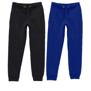Galaxy By Harvic Boy's Slim-Fit Fleece Jogger Sweatpants-2 Pack - 1 of 3