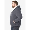 KingSize Men's Big & Tall Explorer Plush Fleece Hoodie - 4 of 4