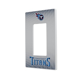 NFL AFC Teams Linen Hidden-Screw Light Switch Plate for Single Rocker - 1 of 4