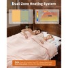 Heated Blanket, Ruffle Electric Quilt with Wireless LCD Controller, Machine Washable Warming Blanket with Overheat Protection - 4 of 4
