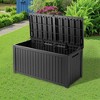 Wooakway 180 Gallon Waterproof All-Weather Storage Box Deck Box Indoor and Outdoor Use - 2 of 4