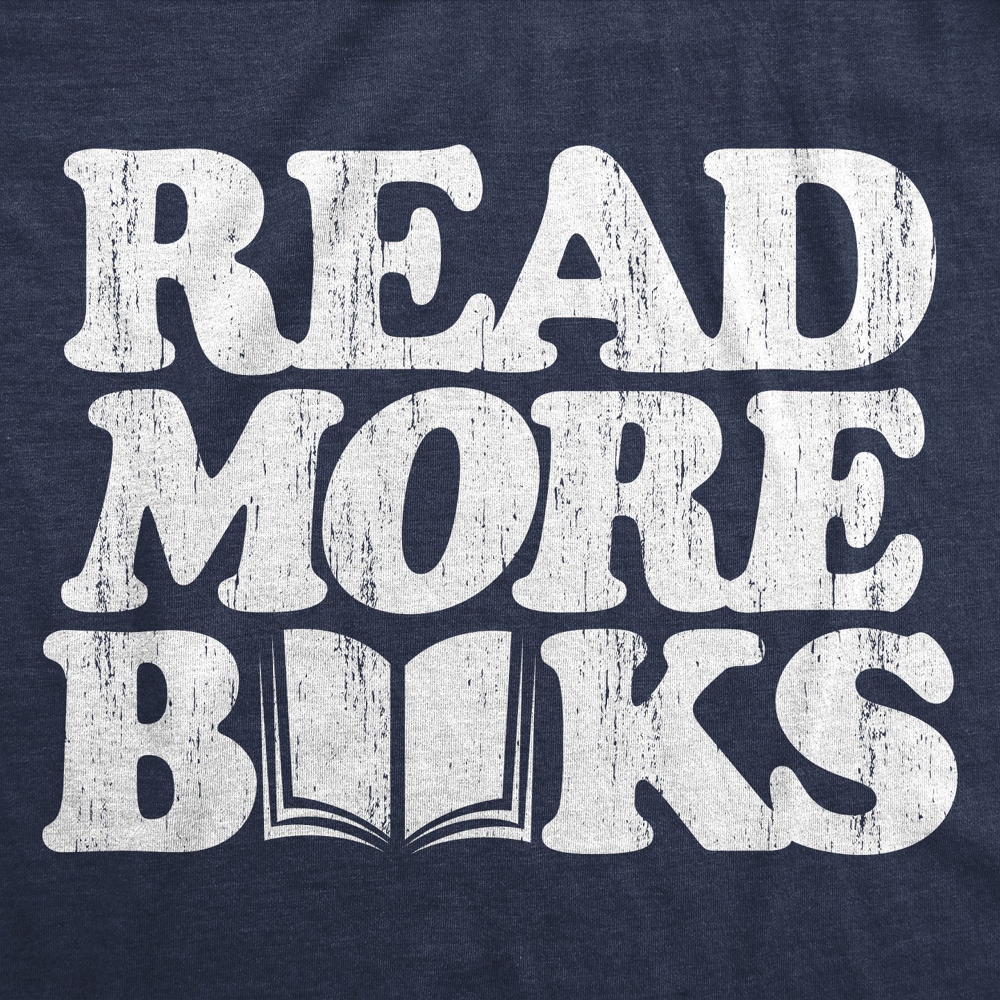 Мужская футболка Crazy Dog T-Shirts, Inc. Funny T Shirts Read More Books Sarcastic Reading Lovers Graphic Novelty Tee for Men - Crazy Dog T Shirt for Nerds Navy, цвет: Тёмно-синий — фото 2