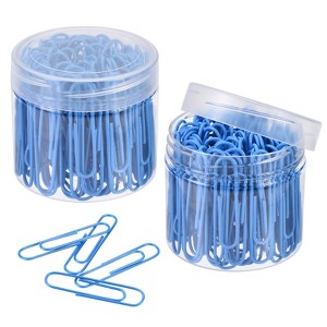 Unique Bargains Prevent Tearing Pages Metal Medium Size Paper Clip 200 Pcs - 1 of 3