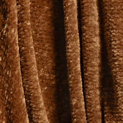 Brown Chenille Midweight Reversible Knitted Throw Blanket, 50x60in
