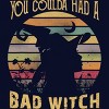Junior's Design By Humans Halloween Funny You Coulda Had Bad Witch By Ering T-Shirt - 2 of 3
