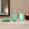 Unique Bargains Durable Dot Bathroom Accessories Kit 1 Set - 4 of 4