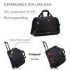 Generic Travel Rolling Duffle Bag with Wheels 22 inch Duffel Bag with Wheels Carry On Luggage - 4 of 4
