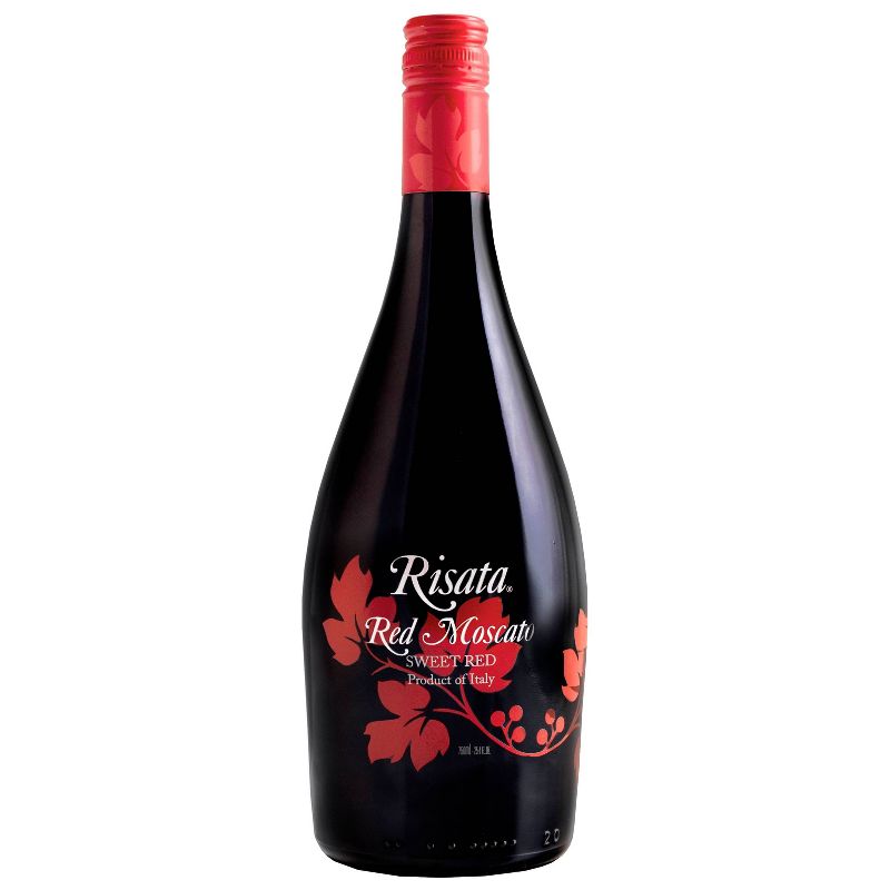 Risata Red Moscato Sweet Red Wine - 750ml Bottle, 1 of 4