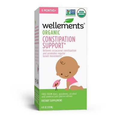 Wellements Organic Constipation Support - 4 fl oz