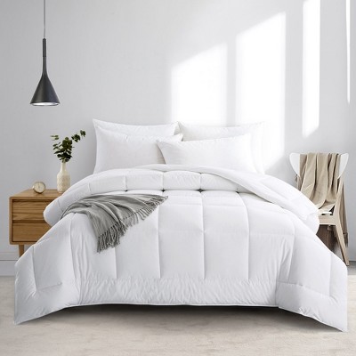 Peace Nest All Season Dobby White Down Alternative Comforter