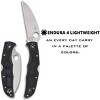 Spyderco Endura 4 FRN Black Wharncliffe Folding Pocket Knife with 3.78" VG-10 PlainEdge Steel Blade | Swift, Ambidextrous, One-Handed Opening, Black - 3 of 4